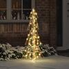 Christmas Tree with 100 LEDs Warm White 120 cm PET