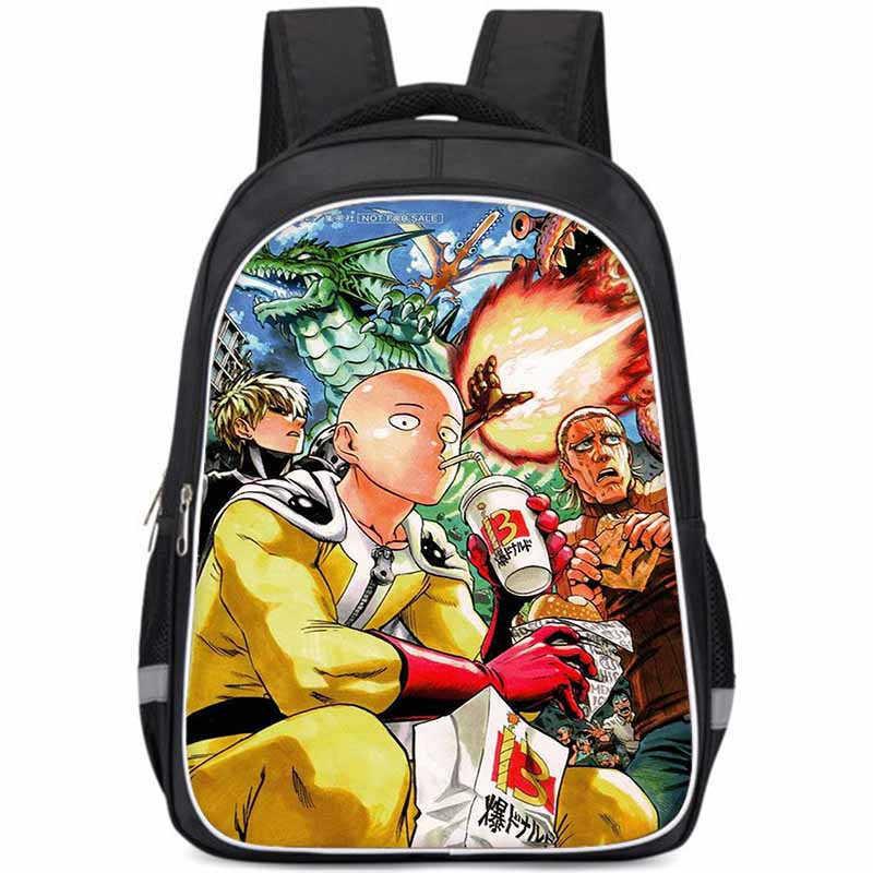 

Прочный Оксфордская Ткань One Punch Man Большая Вместимость Детский 3D Рюкзак Для Школы Style A,Small