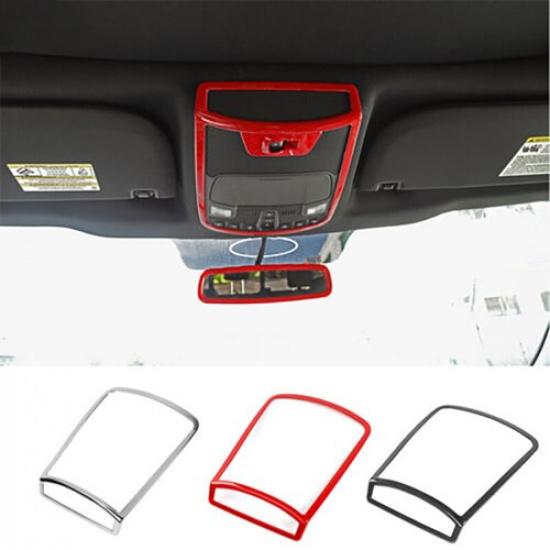 Front Reading Light Trim Ring Lamp Decor Cover Frame For Ford F150 2016-2019