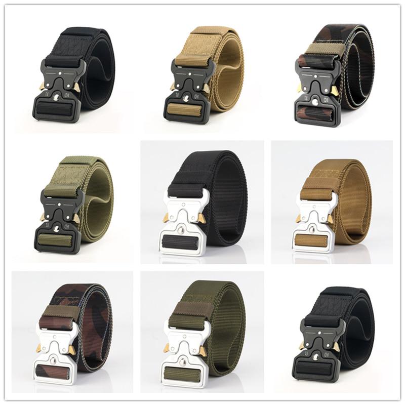 Medžioklės taktinio juosmens diržo drobė Reguliuojama nailono karinė taktinė sagtis medžioklės priedai