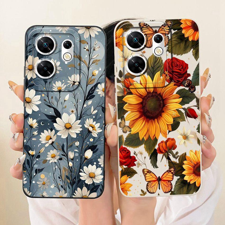 For Infinix Zero 30 4G 5G X6731 X6731B Fashion Dusk Beach Painting Phone Case For Infinix Zero30 Soft Silicone Covers Bumpers