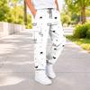 Boys' Fashion Print Cargo Pants with and Pockets for Casual Wear