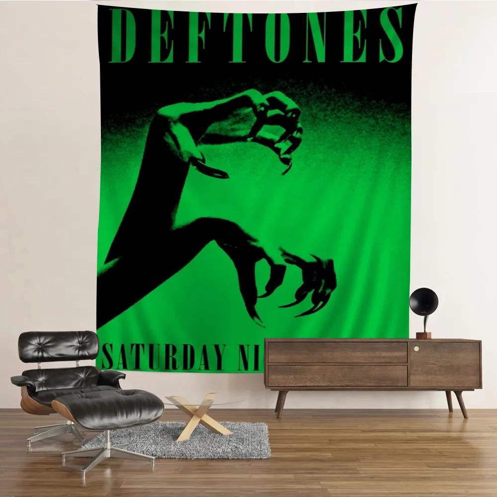 Cantante Hip Hop Star Deftones Appeso Arazzo Boemo Arazzi da Parete Boemi Mandala Kawaii Decorazione Stanza
