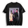 Cool Sister Group Print Casual T-Shirt Street Style Loose Top Unisex Trendy Versatile Clothing Pure Cotton T-shirt