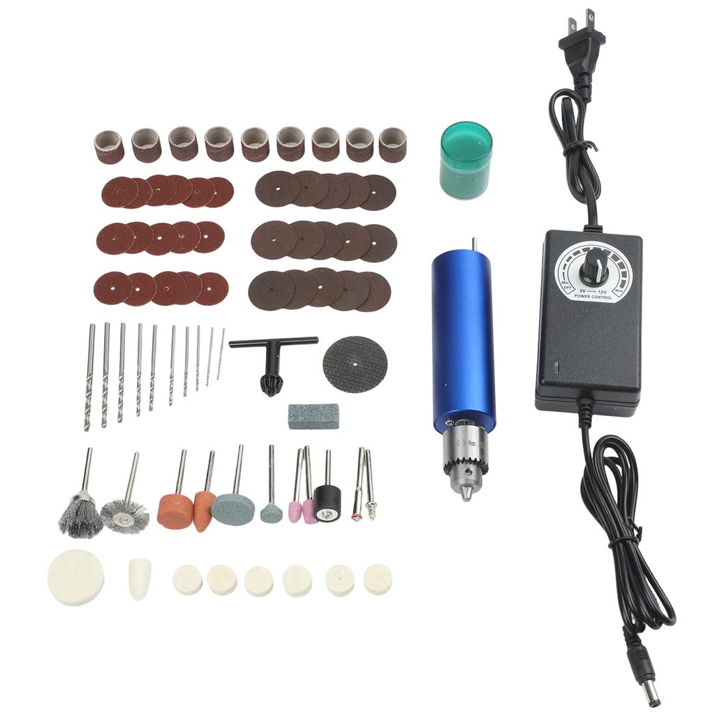 DIY Crafting Resin Polishing Kit Engraving Drill Compact Polishing Machine Electric Drill As Shown Wide Accessory Compatibility