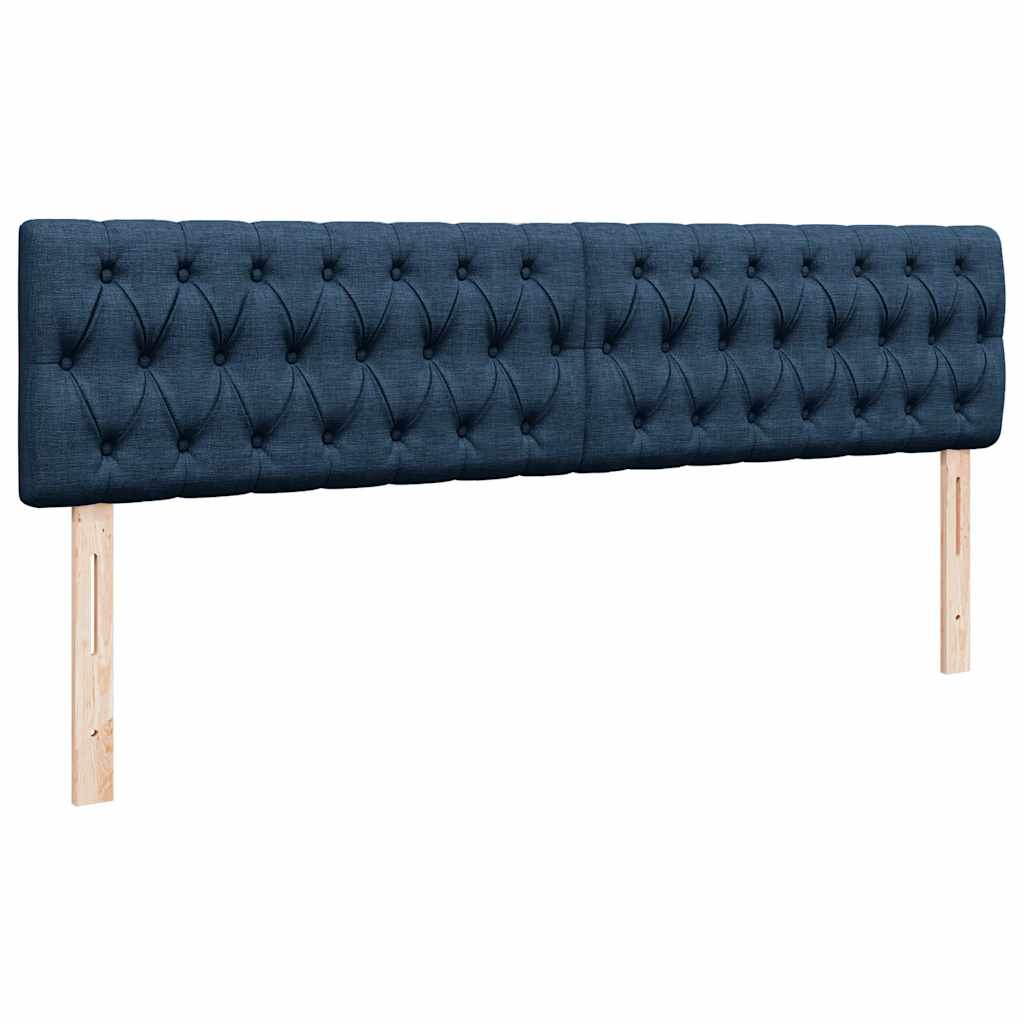 Enjoy a restful night s sleep with this Ottoman bed with mattress and blue LEDs (160x200 cm fabric
