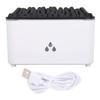 Flame Essential Oil Diffuser Humidifier with 7 Colors Light 160ML Quiet Fireplace Fire Scent Diffuser Cool Mist