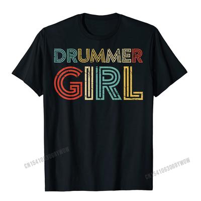 T-shirt Fille Batteuse Rétro Vintage Batteur Musicien Percussionniste T-shirt T-shirt Décontracté Graphique Harajuku Hauts Design de T-shirt Pour Unisexe