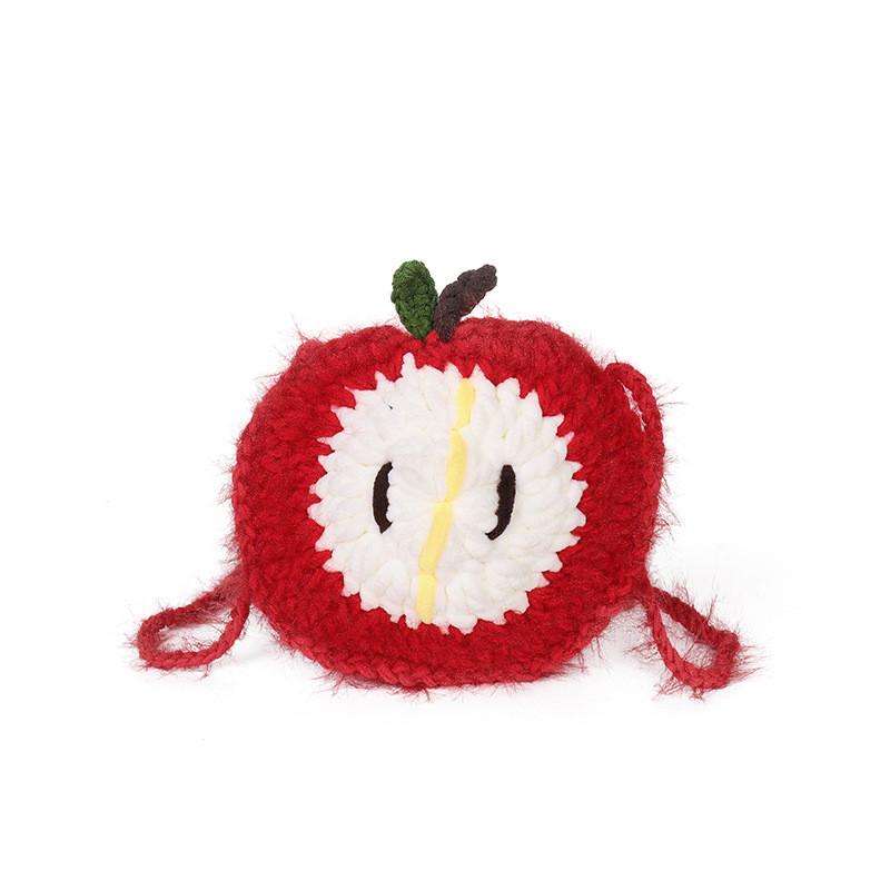 Christmas Tree Knitted Shoulder Bag With Phone Pocket For Holiday Style
