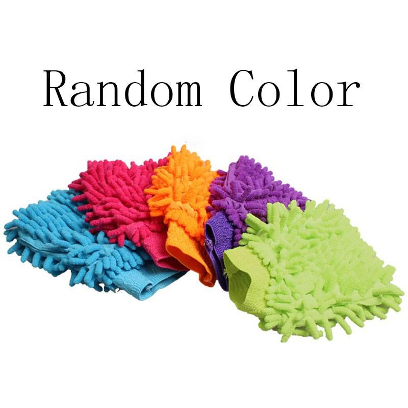 Microfibre Car Beauty Kit Cleaning Glove Wash Mit Cloth Brush Washing MYJH2