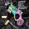 Shell-Ejecting Alloy Toy Pistol Set Stress Relief Fidget Sensory Toy Mini Finger Spinning Top Edc Desk Gadget Gift For Teen Boy