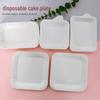 Thickened Rectangular Disposable Paper Plates for Birthday Cakes & Events