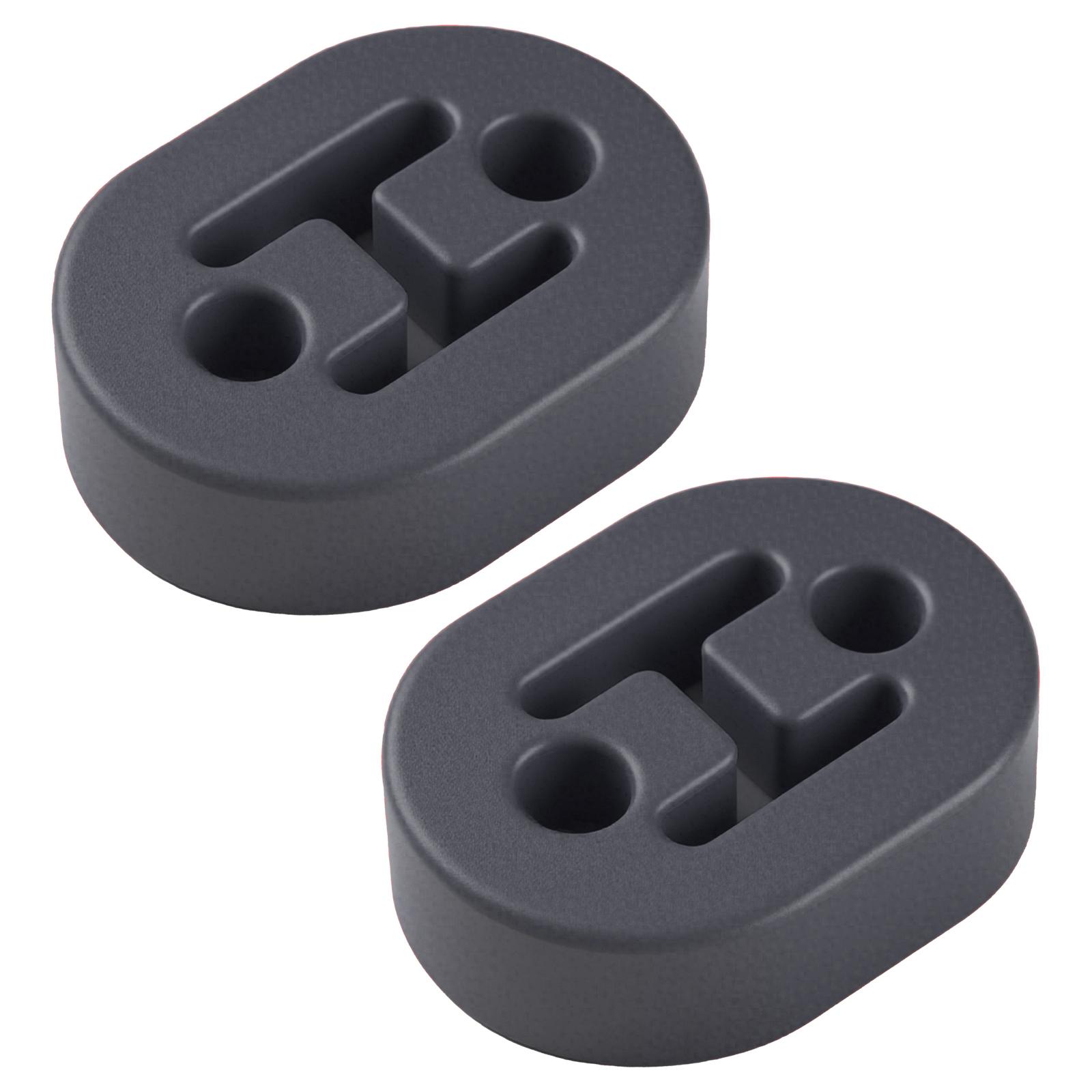 

2 шт. универсальный автомобильный полиуретановый кронштейн для крепления выхлопной трубы, вешалка, изолятор, втулка, втулка, поддержка стержня 11 мм, 2 отверстия для ремонта