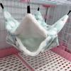 Double Layer Plush Pet Hammock Warm Hanging Bed For Hamster Squirrel Chinchilla Small Pet Winter House