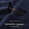 Luxury 100% Cashmere Men's Crewneck Pullover Sweater