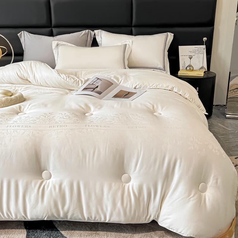 FIRS Premium Cotton Jacquard Silk Soy Fiber Quilt