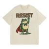 Funny Resist Portland Frog Protest Against Classic T Shirt Unisex Humor Loose Oversized T-shirt Men Summer Tops T-shirts