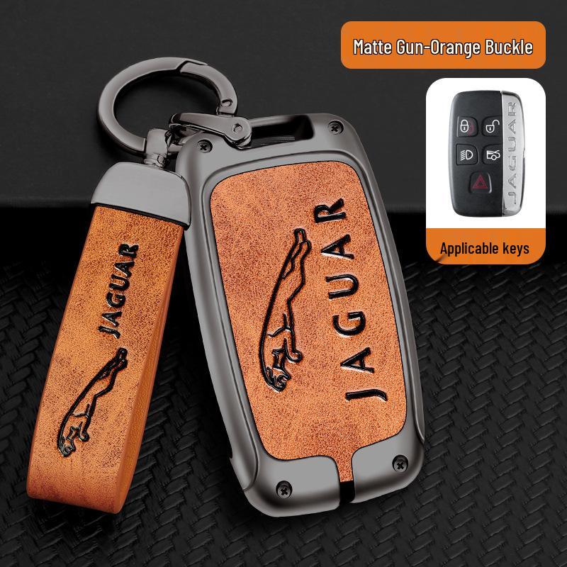 Metal Key Cover for 2024 Jaguar F-PACE, XFL, XEL, XJ/XE Remote