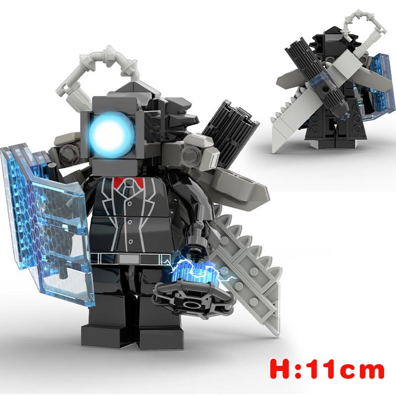 Skibidi Toileted TVman Multi Joined Mini Building Blocks Speakerman Cameraman Action Figures Model Toys for Kid Xmas Easter