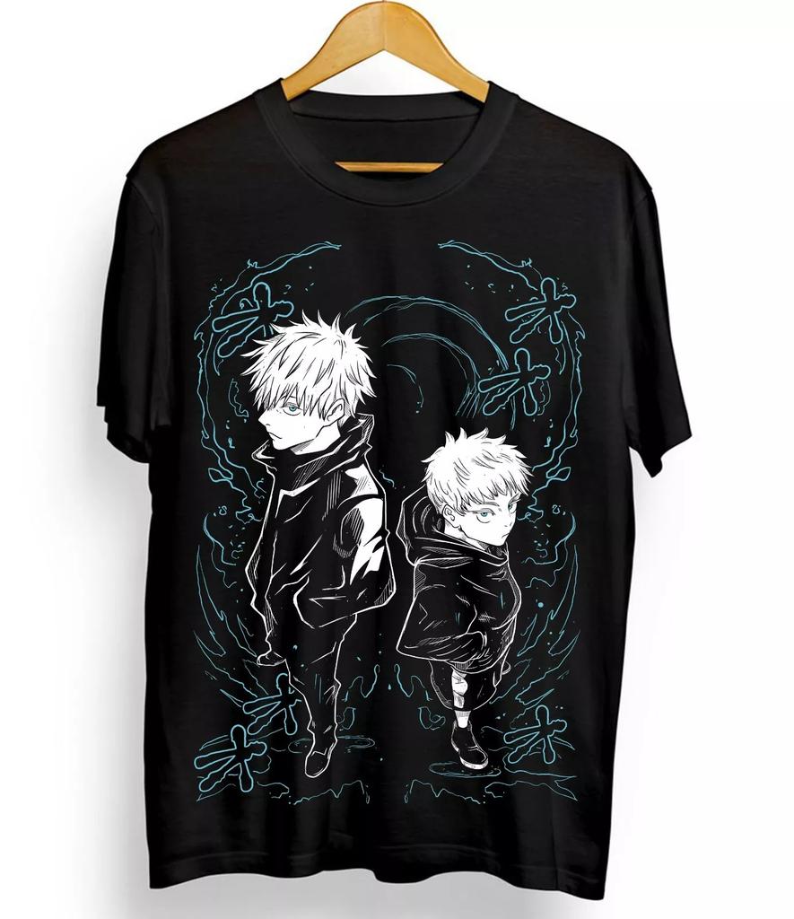 Anime Jujutsu Kaisen Men Women Summer T-Shirt Gojo Satoru Harajuku Vintage Short Sleeve Oversized Casual Fitness Comfort Y2k Top