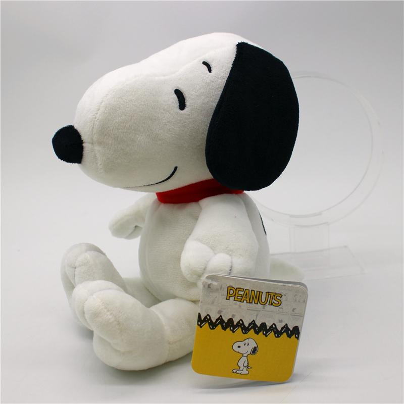 25cm Cute Cartoon Dog Plush Toy Charlie Brown Woodstock Soft Stuffed Animal Doll Kids Holiday Gift