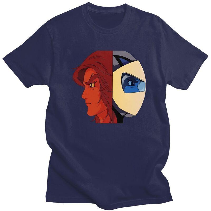 Custom Mens Actarus Goldrake T Shirt Short Sleeve Cotton Tshirt Leisure UFO Robot Goldorak Grendizer Tees Loose Fit Clothing