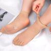 10 Pairs Women Transparent Summer Thin Anti-Slip Socks Set Cool Breathable Ladies Silk Socks