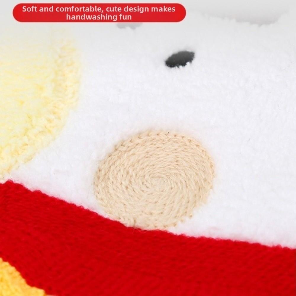 Quick Drying Cartoon Hand Towel Hanging Absorbent Spring Festival Towel Soft Blessing Lucky Hanging Cloth Bathroom Use