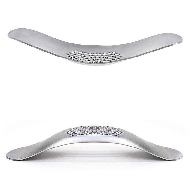 Kitchen Gadgets Stainless Steel Garlic Press Crusher Cooking Tools Manual Garlic Mincer Chopping Fruit Vegetable Tools