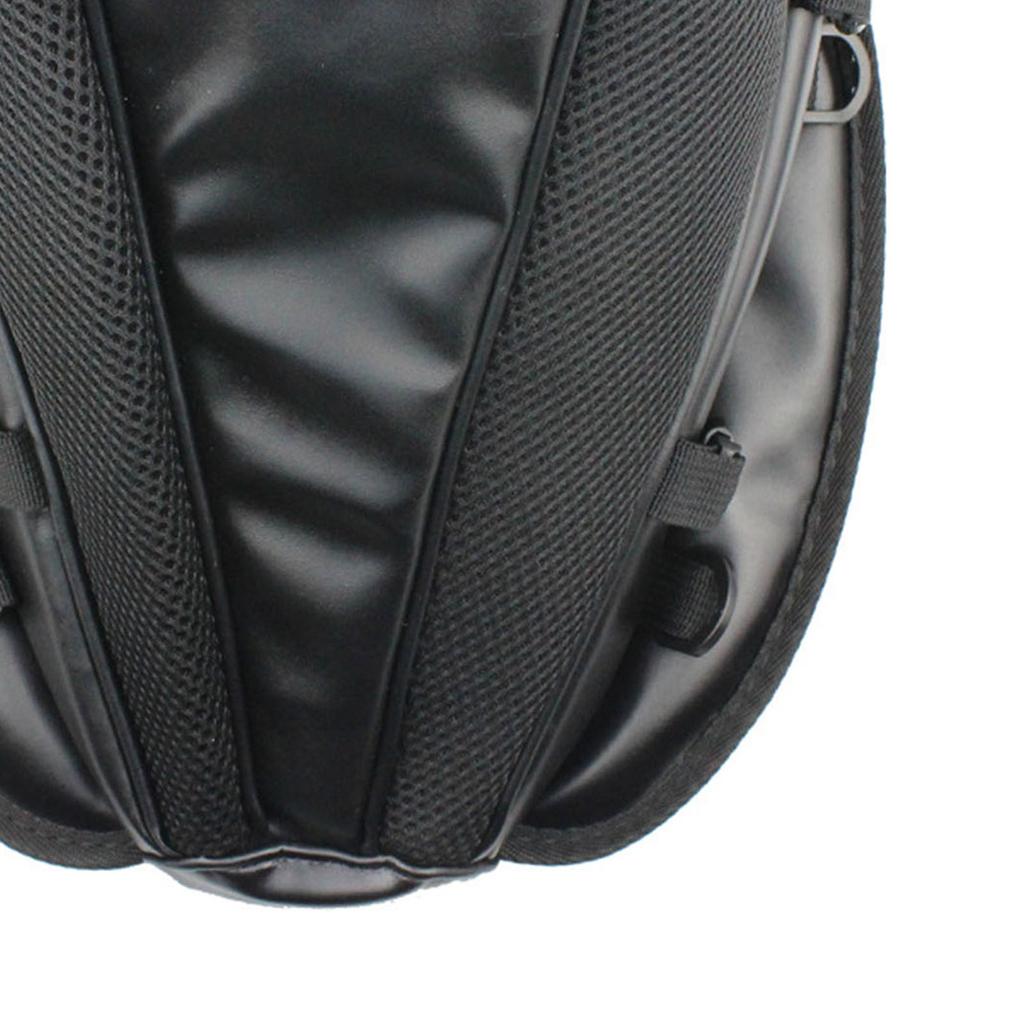 Motorcycle Bag Large Capacity Anti Skid PU Waterproof Lightweight Motorbike Tail Bag