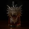 300ml Whiskey Bottle Decanter Wolf Head Shape High Borosilicate Glass Wine Bottle Leak-Proof Seal Whiskey Decanter