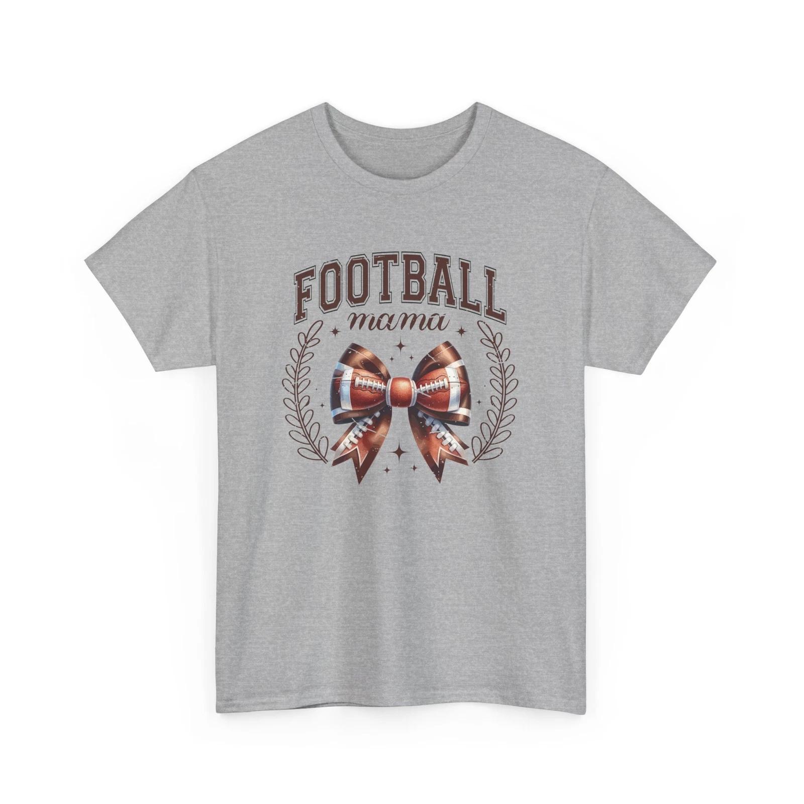 

Football T-Shirt - Proud Mom Tee for Football Fans & Families S