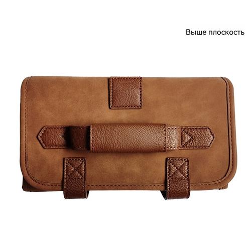 Barber Scissors Bag, Hair Stylist Organizer Holder for Pet Grooming Tools, Combs Clippers, PU Leather Portable Carry Case
