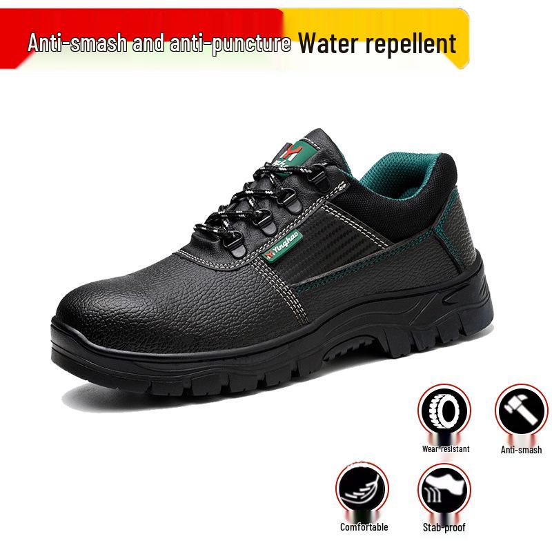 

Мужские защитные ботинки со стальным подноском: Защитная обувь, устойчивая к ударам, проколам, дышащая, противоскользящая, износостойкая