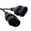 Bright 6000K White LED Angel Eyes Headlight 120W Enhanced Technology Style For E90 E92 E60 E70 Car Light