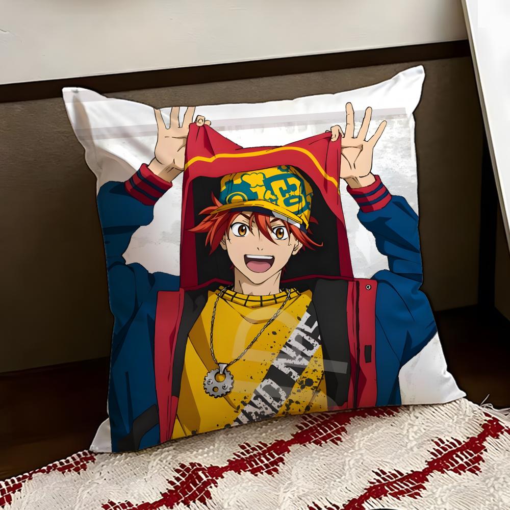 SSK8 the Infinity Anime Cushion Cover Reversible Soft Durable Pillow Cover Home Car MultiScene Use for Daily Comfort