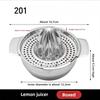 Manual Fruit Juicer Stainless Steel Hand Juicer With Bowl Strainer Rotation Press Citrus Juicer For Orange Lemon  Lemon Squeezer