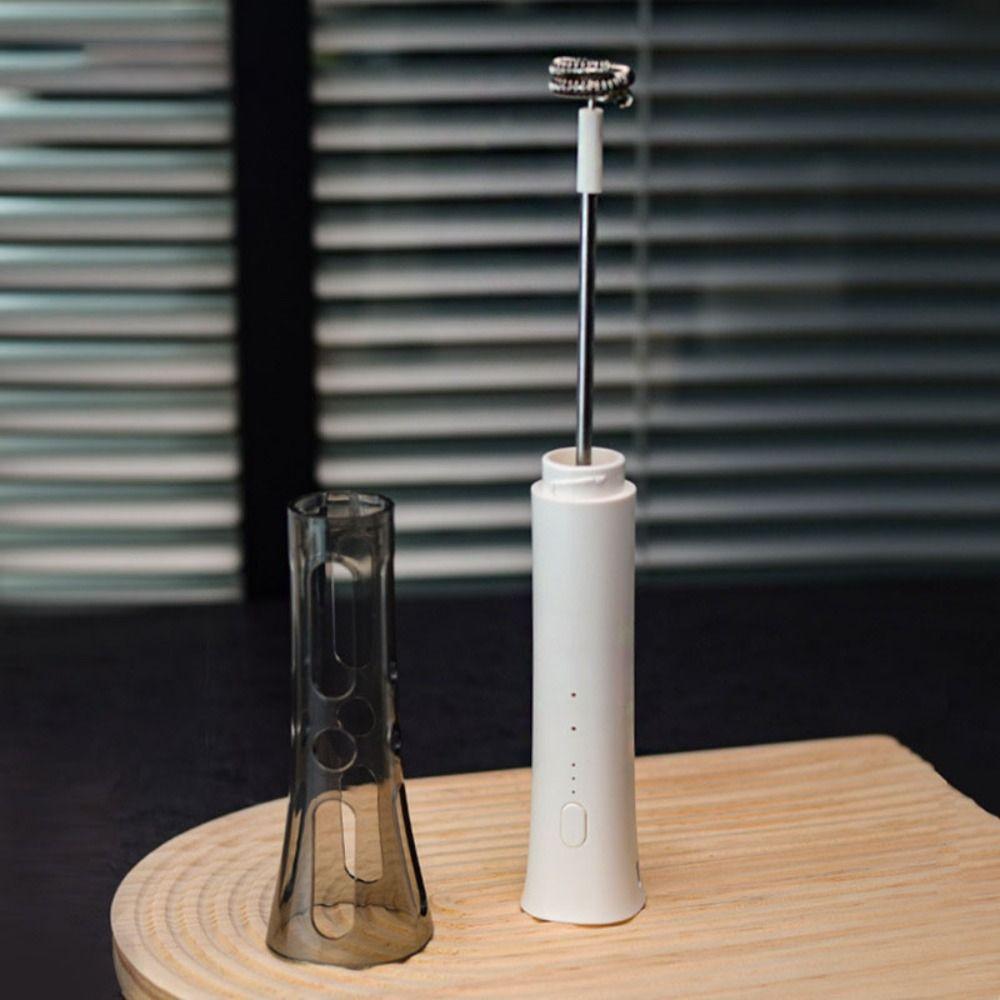 3 Gear Speed Electric Milk Frother Handheld Foam Mixer Portable Coffee Whisk  Cream