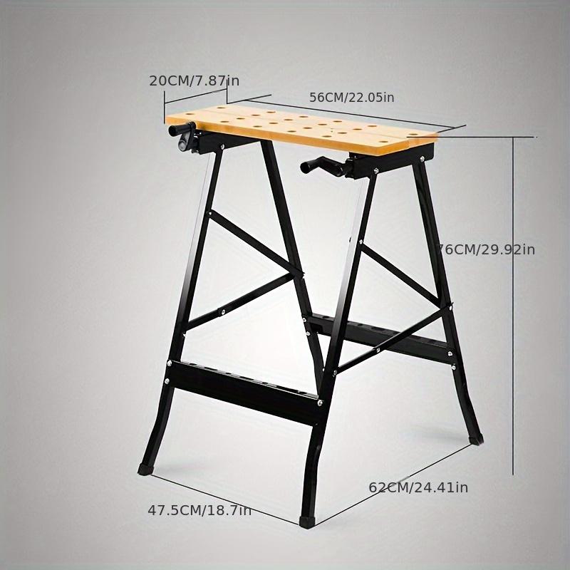 Multi Adjustable Workbench Woodworking Hardwood Work Bench for Workshop DIY Office Home Use,Woodworking worktable