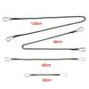 30/60/90/120 cm Karabiner Elastisches Seil Outdoor Camping Gepäck Gurt Wäscheleine Stretch Robuste Multifunktions Camping ausrüstung
