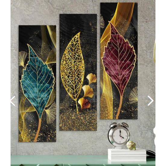 

Colorful Leaves 3 Piece MDF Board