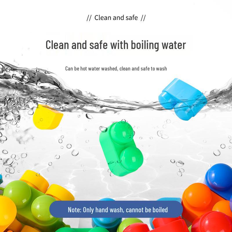 Large Educational Building Blocks for Kids - Safe, Interlocking Puzzle Toys for Boys & Girls