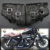 One Pair Universal PU Leather Motorcycle Saddlebag for Harley Sportster for Honda Suzuki Kawasaki Yamaha