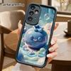 Phone case: 2D flat, fits Samsung Galaxy A34 A35 M05 M06 S20 S22 S21 FE Plus 5G protective case, Blueberry, perfect holiday gift for Christmas and Hal