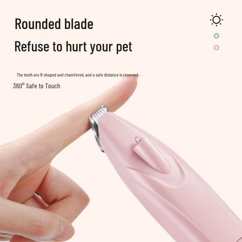 Elektrische Haarschneidemaschine für Haustiere: Katzen- & Hunde-Rasierer, Pfoten-Trimmer, Fußhaarentferner