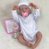 17Inch Reborn Baby Doll Soft Silicone Vinyl Realistic Newborn Toy Gift for Kids