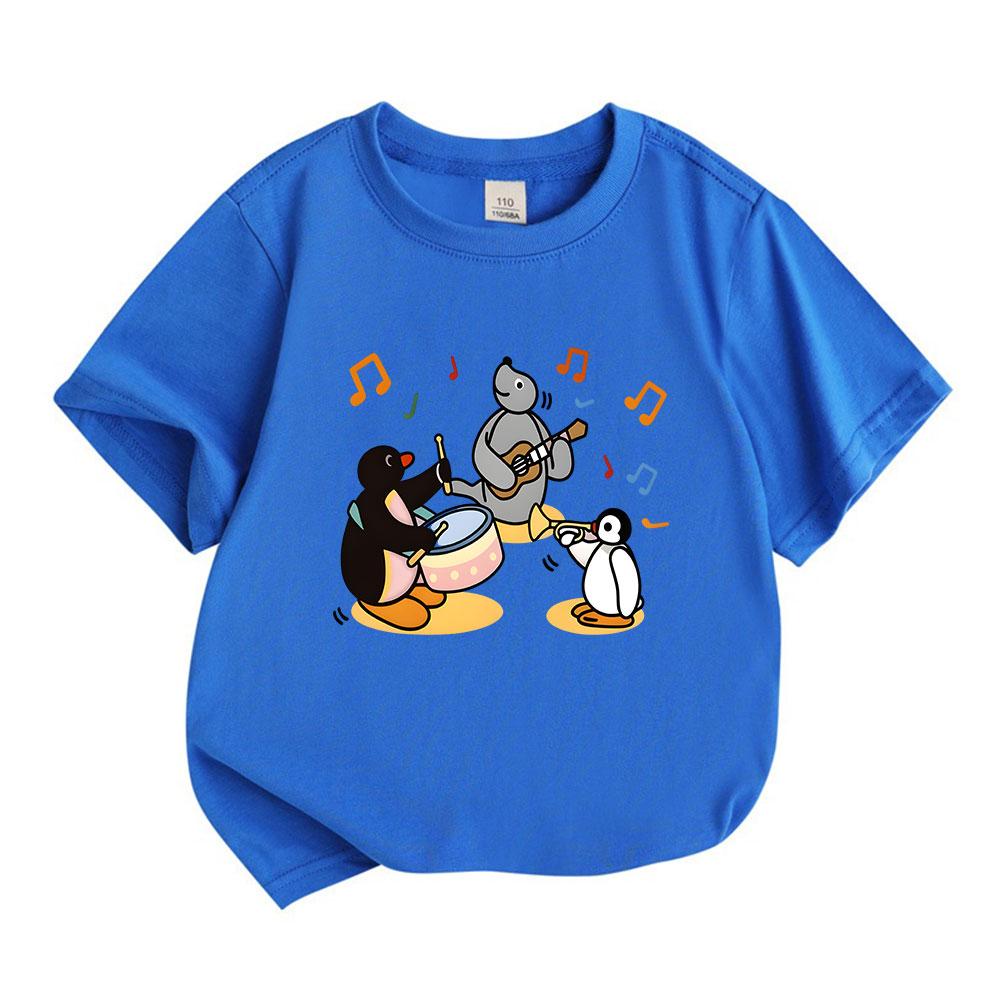 Kids Boys Girls 100% Cotton Crew Neck Short Sleeve T-Shirt C