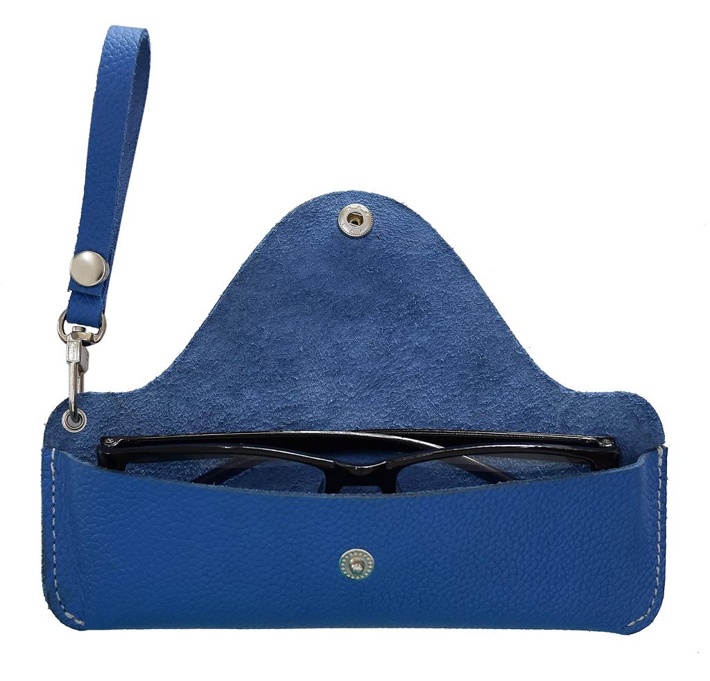 Genuine Leather Eyeglass Sunglasses Soft Case for Men and Ultra with Bag Soft Reading Glasses Eyeglass Eyeglass Shoulder Strap Included