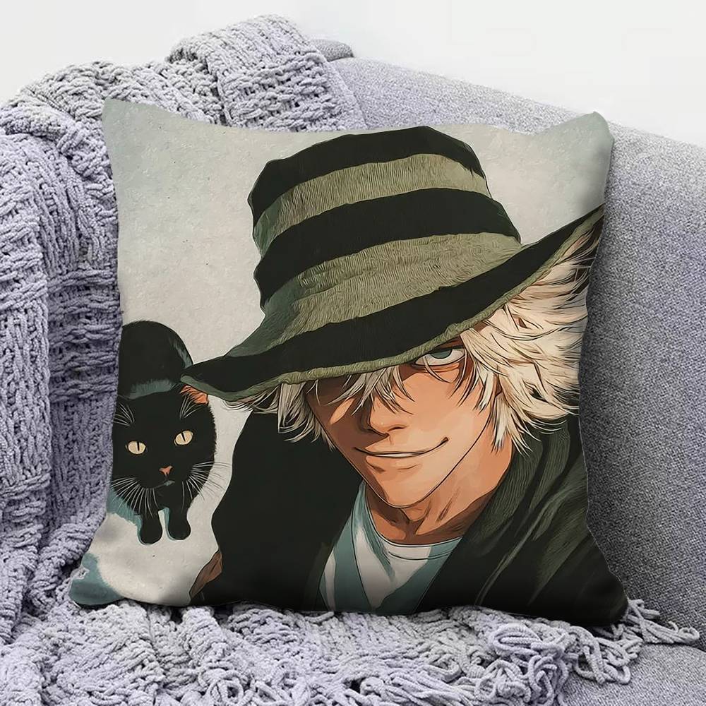 Urahara Kisuke BLEACH Anime Pillow Covers Home Sofa Cushion Covers and Aecorative Custom