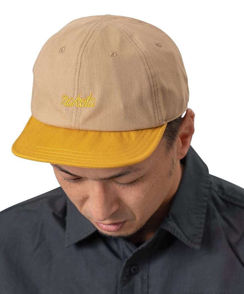 Nakota Cotton Basic Baseball Large and Size Mustard 2-Tone Cap, Cap, Cotton, Size, Men's Women's, Spring/Summer, L, 58.0 Cm,